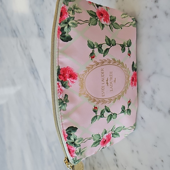 Estée Lauder x Ladurée Limited Edition Cosmetic Pouch With Makeup Samples NWT - Picture 6 of 8